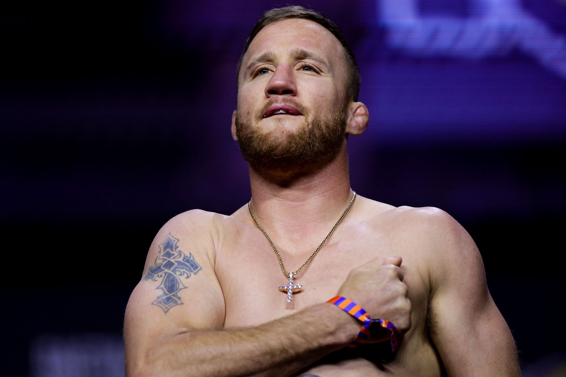 What eye surgery did Justin Gaethje have?