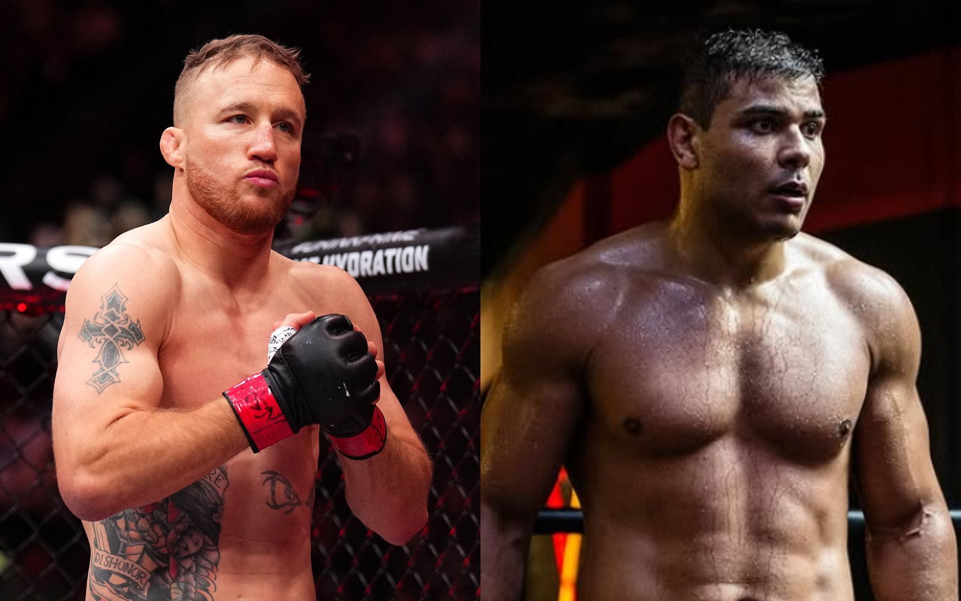 Justin Gaethje (left) is seemingly one of Paulo Costa