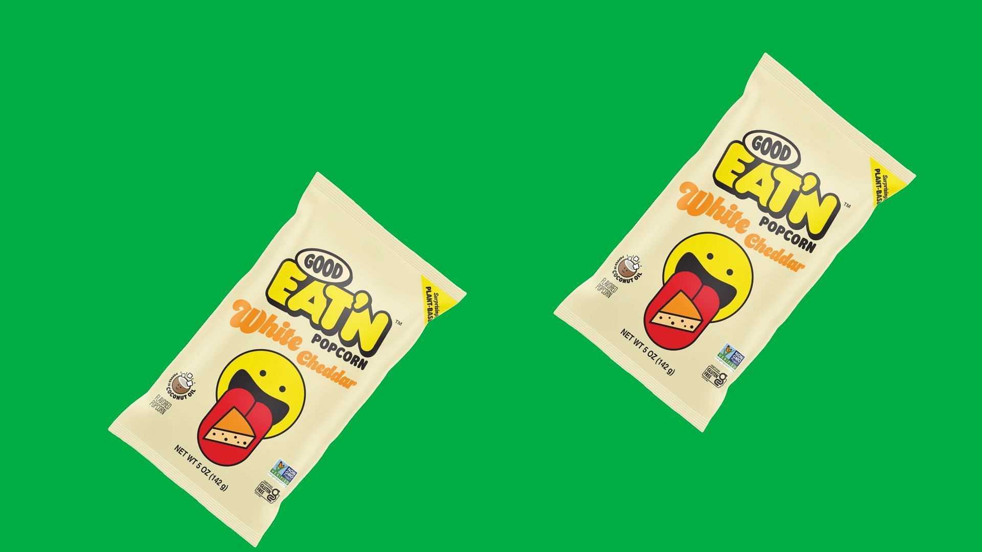 New Dairy-Free White Cheddar Popcorn by Good Eat