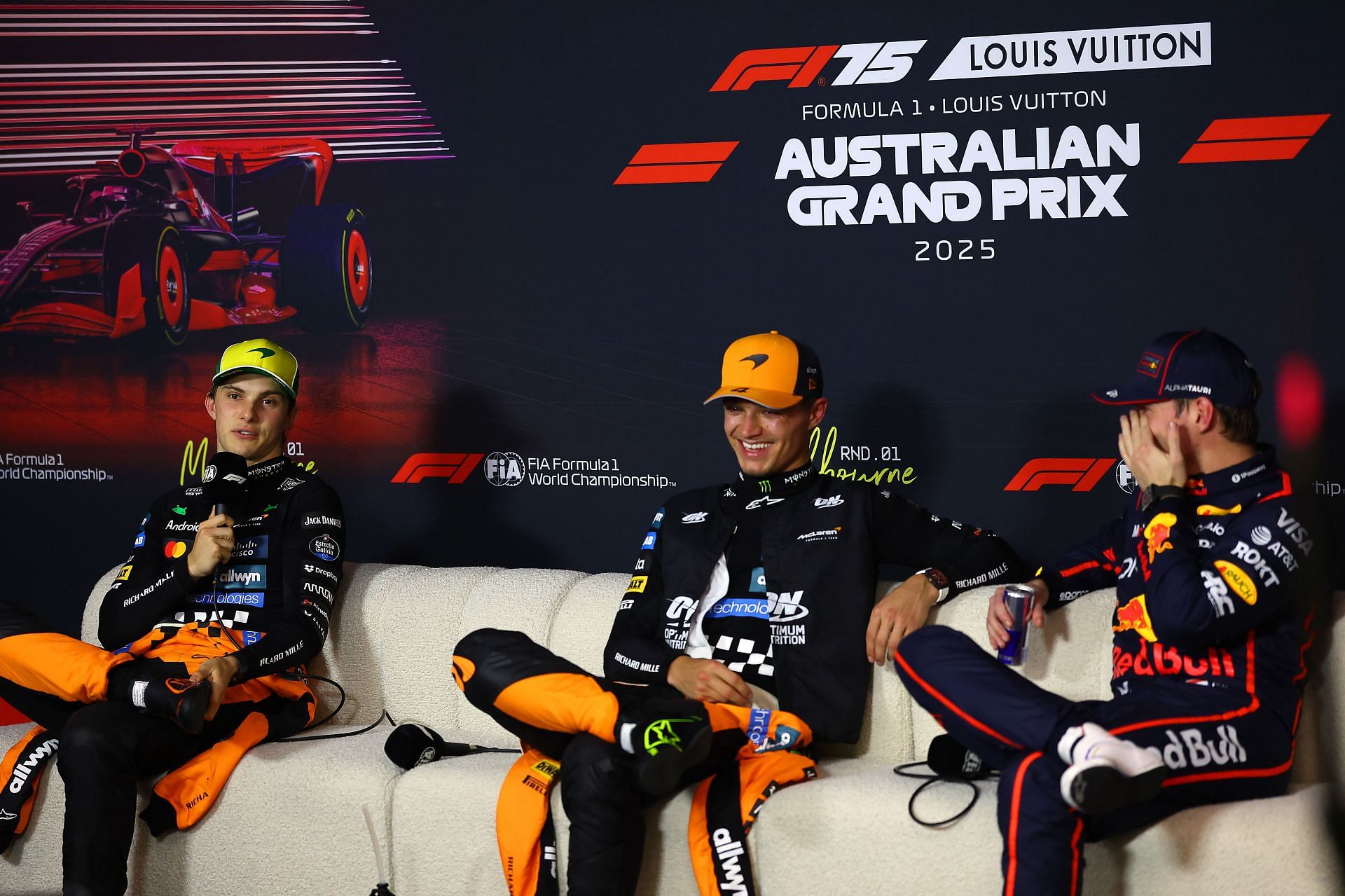 F1 legend drops one-word reaction to Lando Norris and Oscar Piastri ...