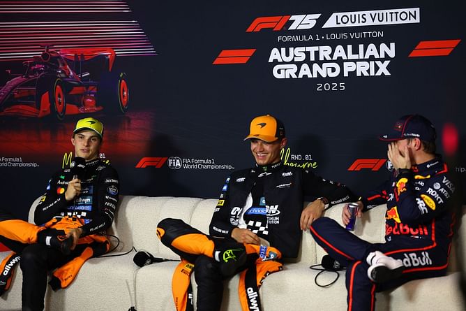F1 legend drops one-word reaction to Lando Norris and Oscar Piastri sealing the front row for McLaren at the F1 Australian GP Qualifying