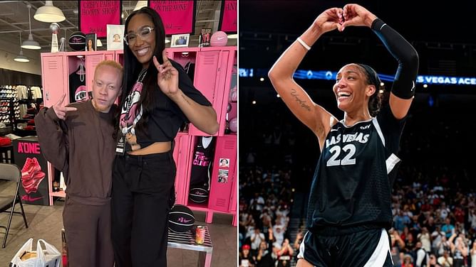 A'ja Wilson's mom drops heartfelt reaction to Michael McManus as Aces star links arms with controversial figure during special day