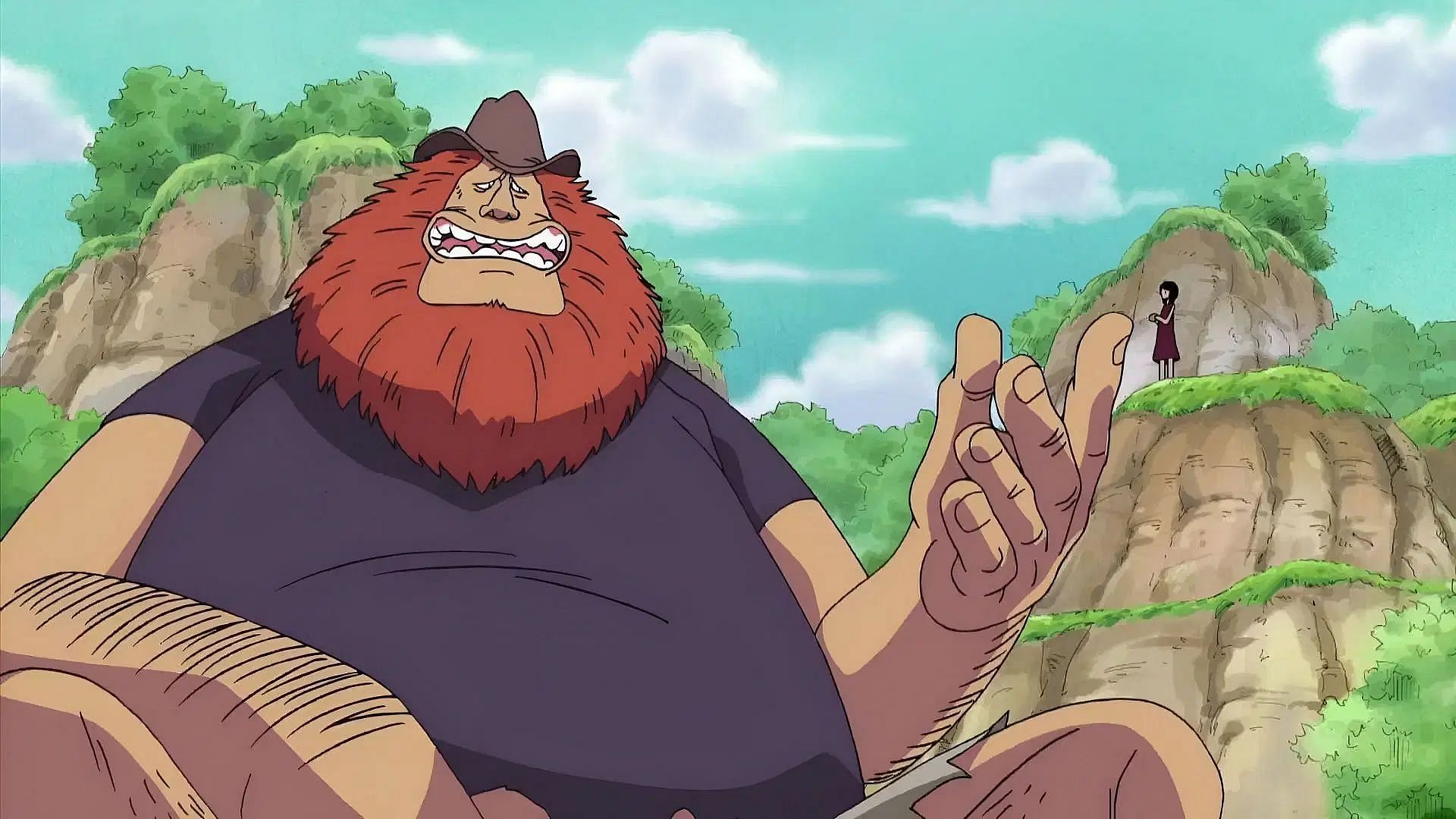 Jaguar D. Saul as shown in the One Piece anime (Image via Toei Animation)