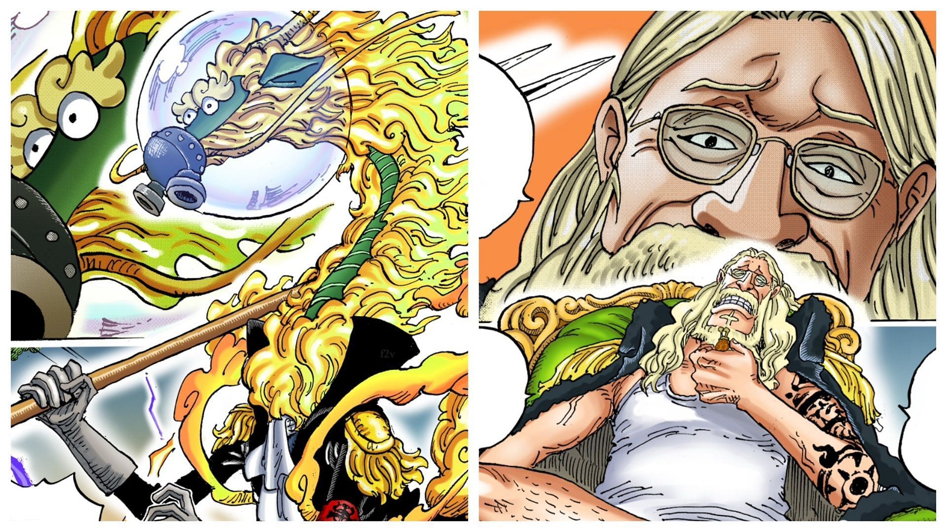 Saint Killingham and Saint Sommers in the One Piece manga (Image via Shueisha)