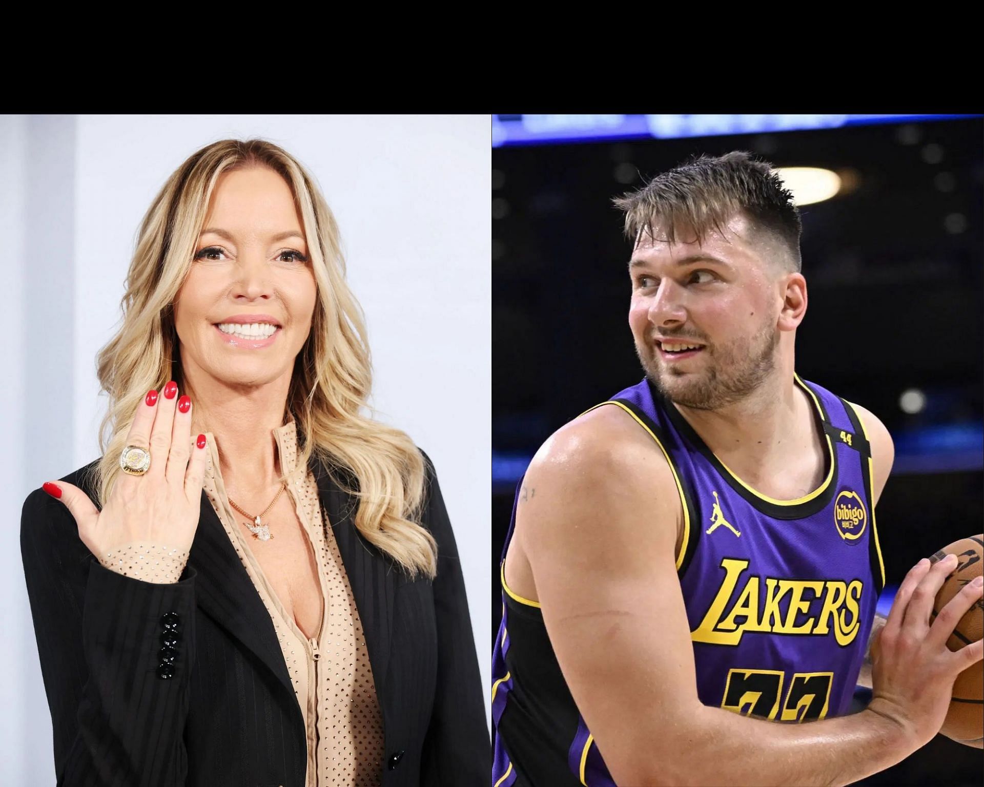 LA Lakers owner Jeanie Buss makes feelings known on her new franchise superstar Luka Doncic (Image Source: Getty)