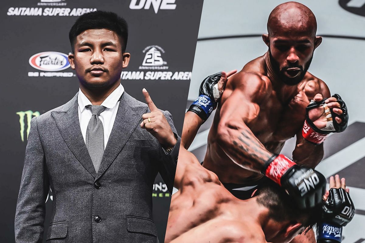 Rodtang (left) and Demetrious Johnson (right). [Photos from ONE Championship]