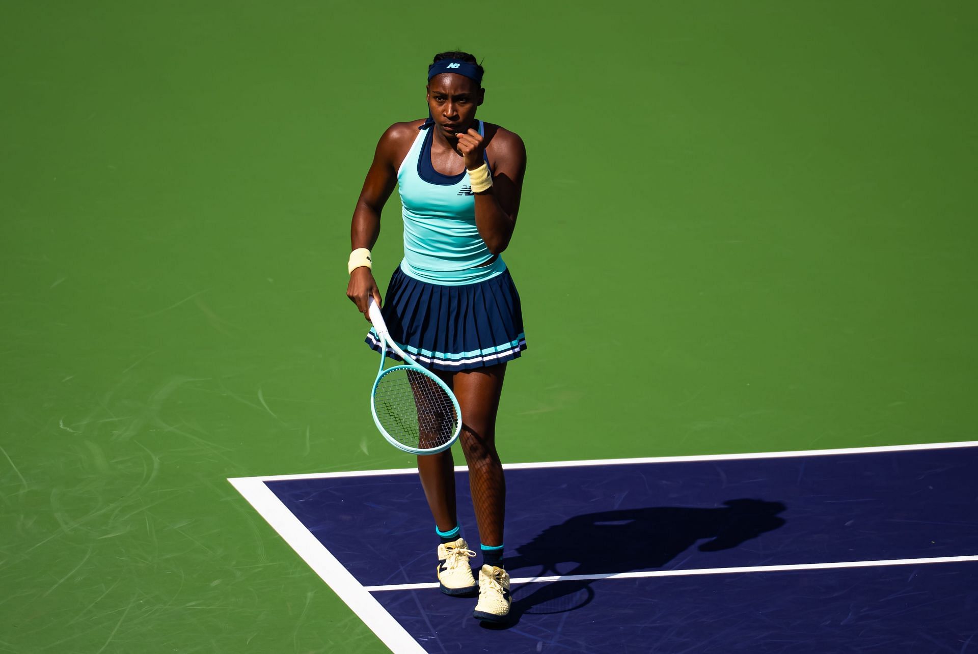 Coco Gauff at the BNP Paribas Open 2025. (Photo: Getty)