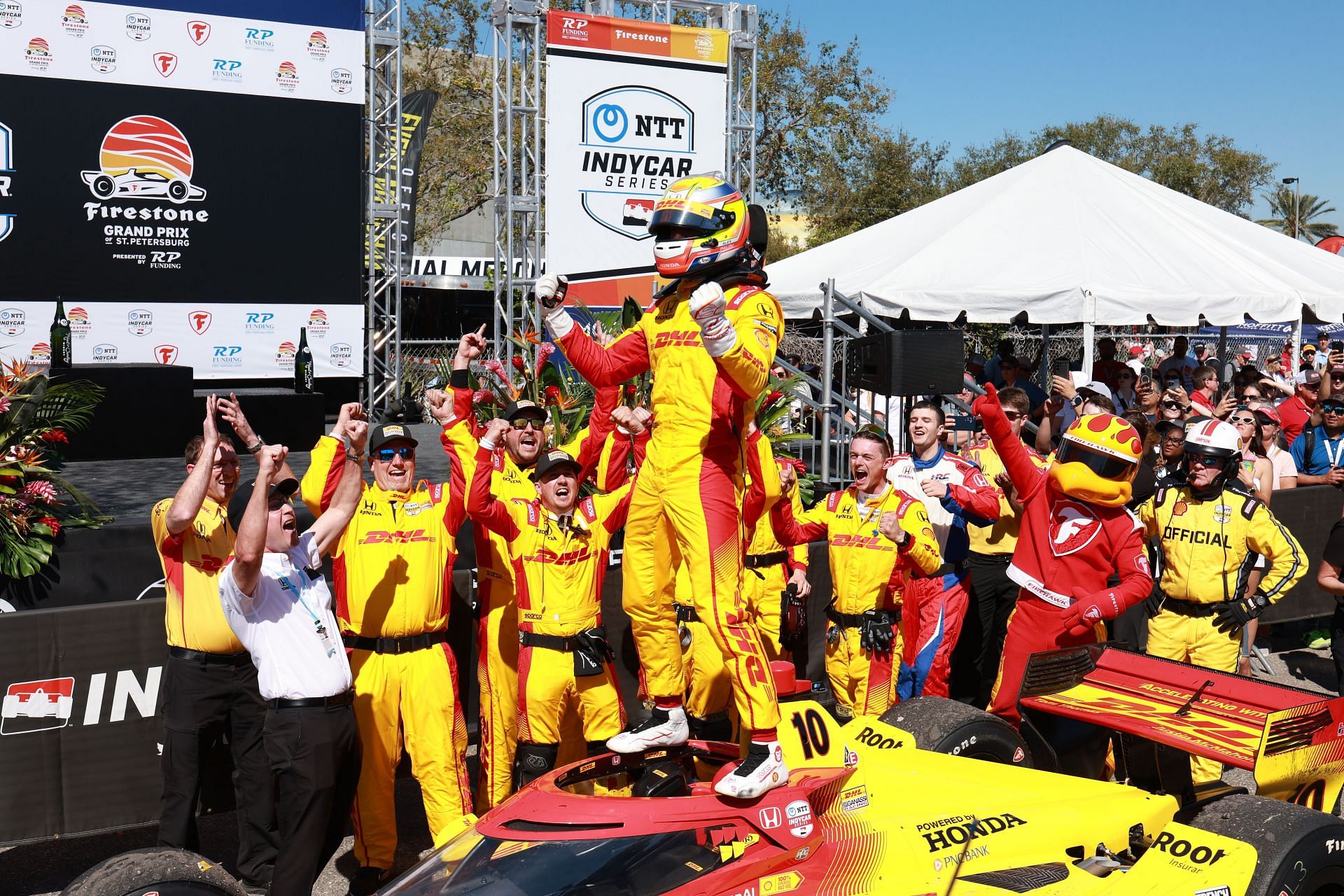 Alex Palou at the INDYCAR Firestone Grand Prix of St. Petersburg - Source: Getty