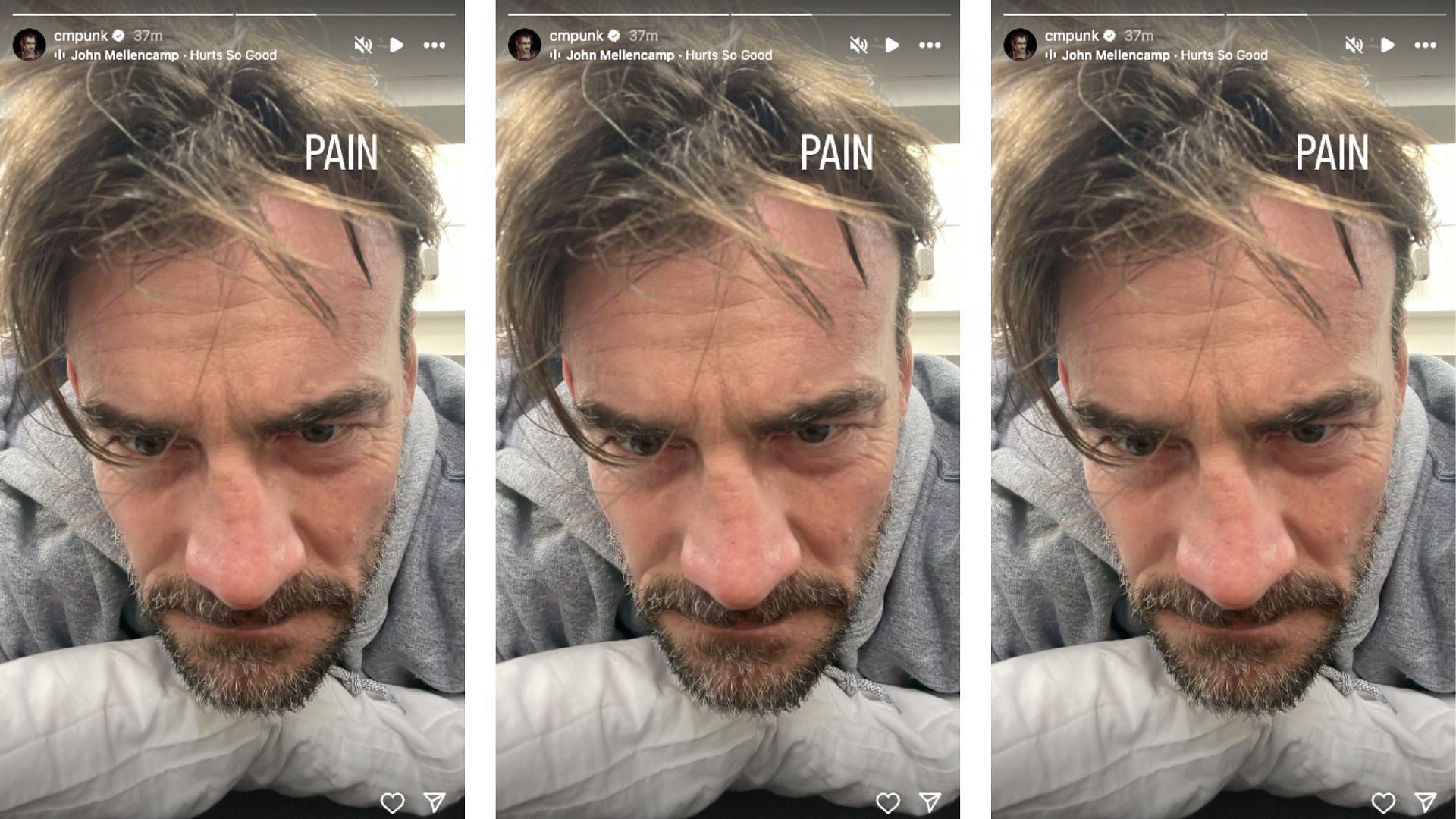 Punk shared an interesting update on Instagram today. [Image credit: Screenshot of CM Punk&#039;s Instagram story]