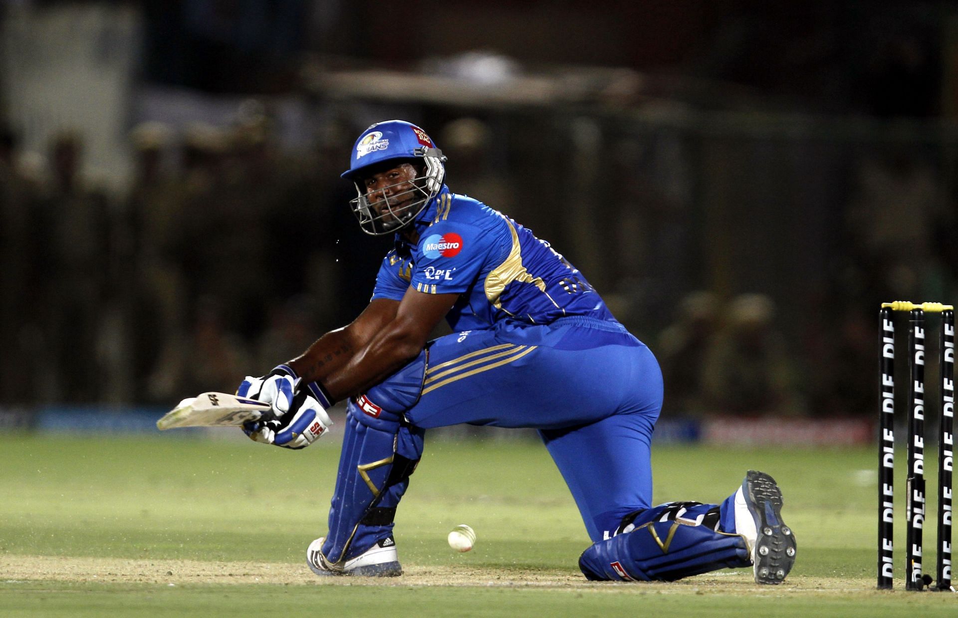 Dwayne Smith smashed 14 runs from the last three balls against CSK in Mumbai in 2012. [Source: Getty]
