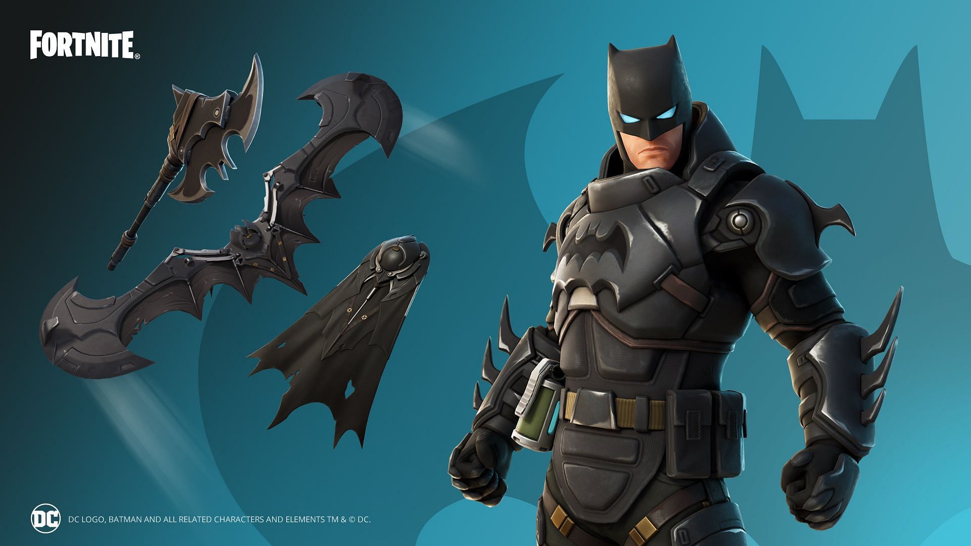 The Armored Batman Zero skin is now in Fortnite (Image via Epic Games)