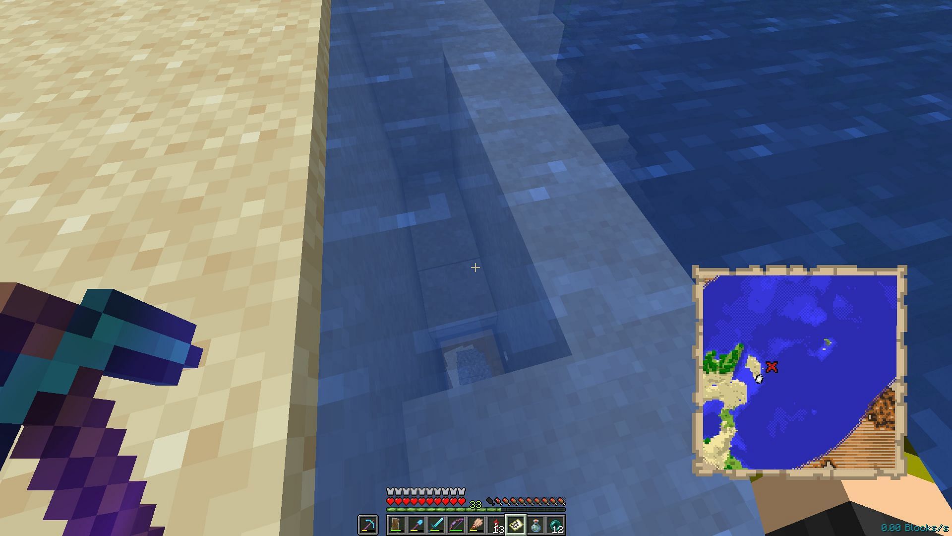 Minecraft buried treasure bug