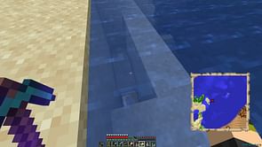 Minecraft player finds a bugged treasure chest map