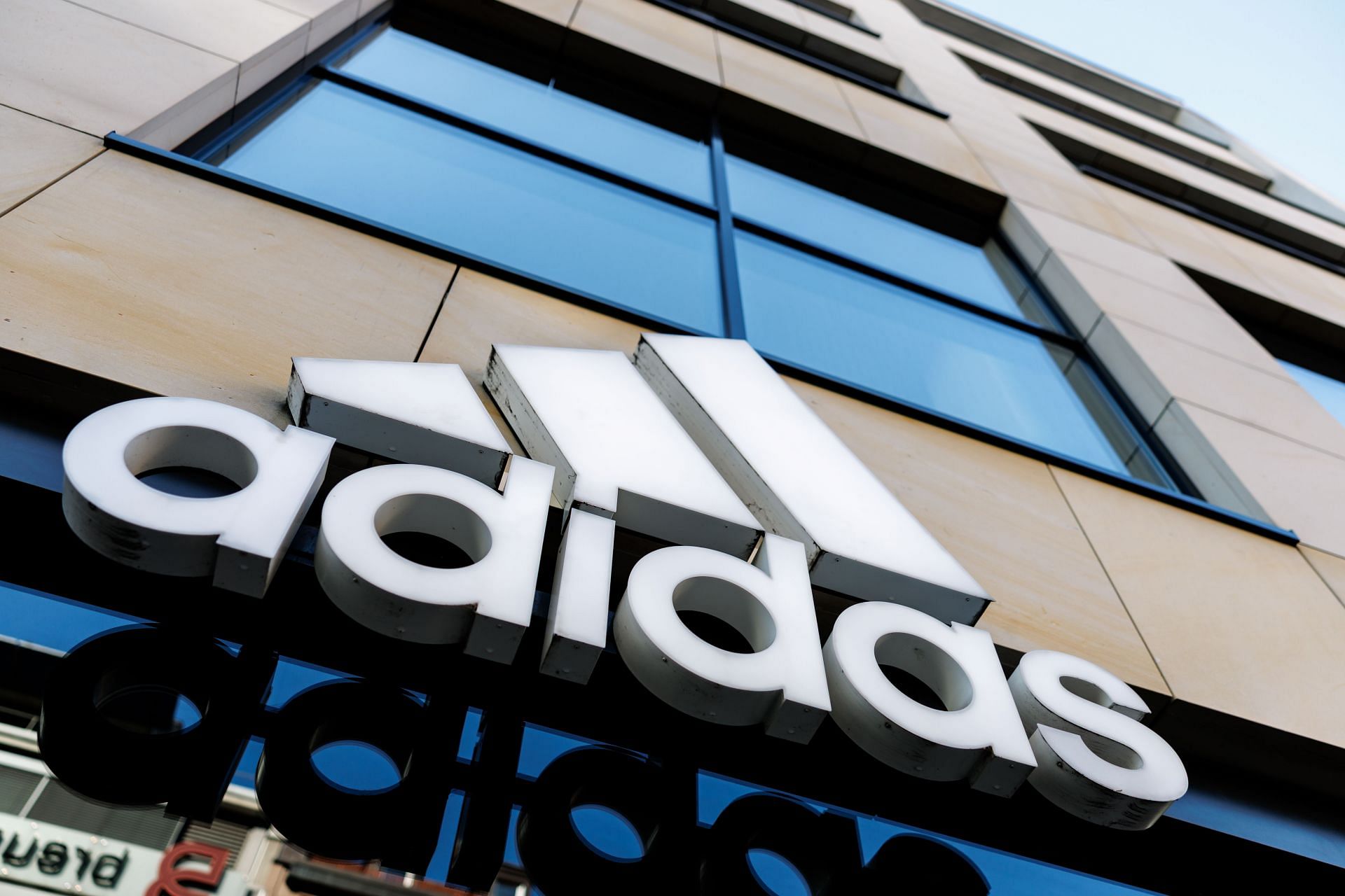 Emblem on an Adidas Store branch - Source: Getty