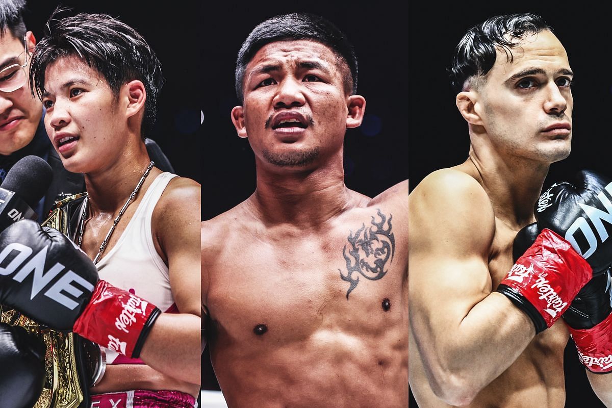 From L-R: Phetjeeja, Rodtang, Jonathan Di Bella [Photos via: ONE Championship]