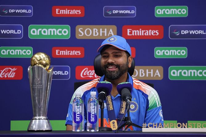 "Words exchanged on the ground aren’t meant to hurt anyone or show off" - Rohit Sharma's candid admission after India's 2025 Champions Trophy triumph