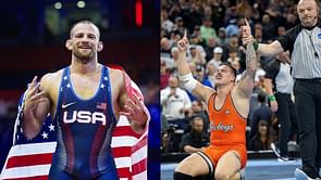 Oklahoma State Cowboys' Wyatt Hendrickson gives his opinion on coach David Taylor's contribution after NCAA Championships win