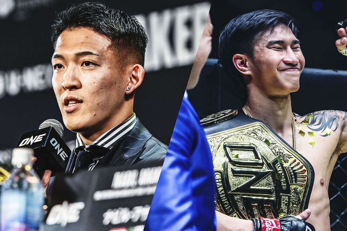 Masaaki Noiri (left) and Tawanchai (right). [Photos from ONE Championship]