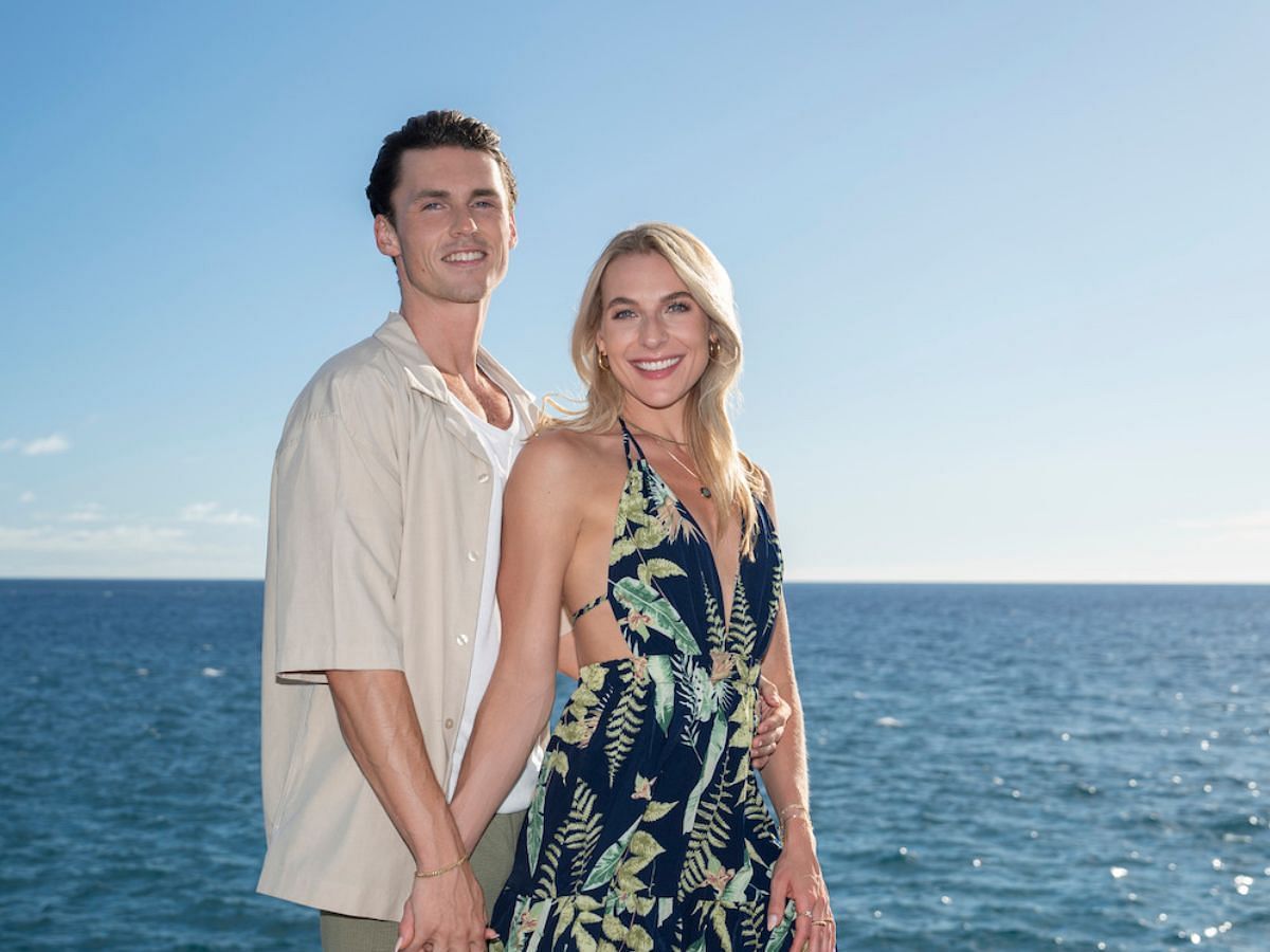 Temptation Island stars Tyler and Tayler (Image via Tudum by Netflix)