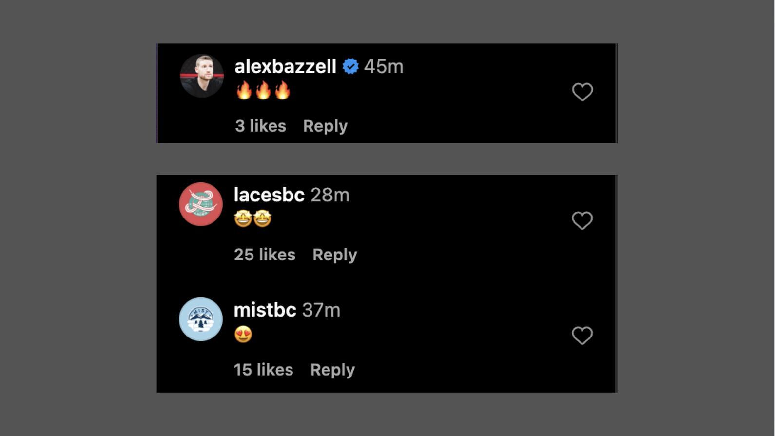 Bazzell, Mist BC and Laces BC couldn&#039;t find the words to react to Curry joining the Unrivaled team (image credit: instagram/unrivaledbasketball)