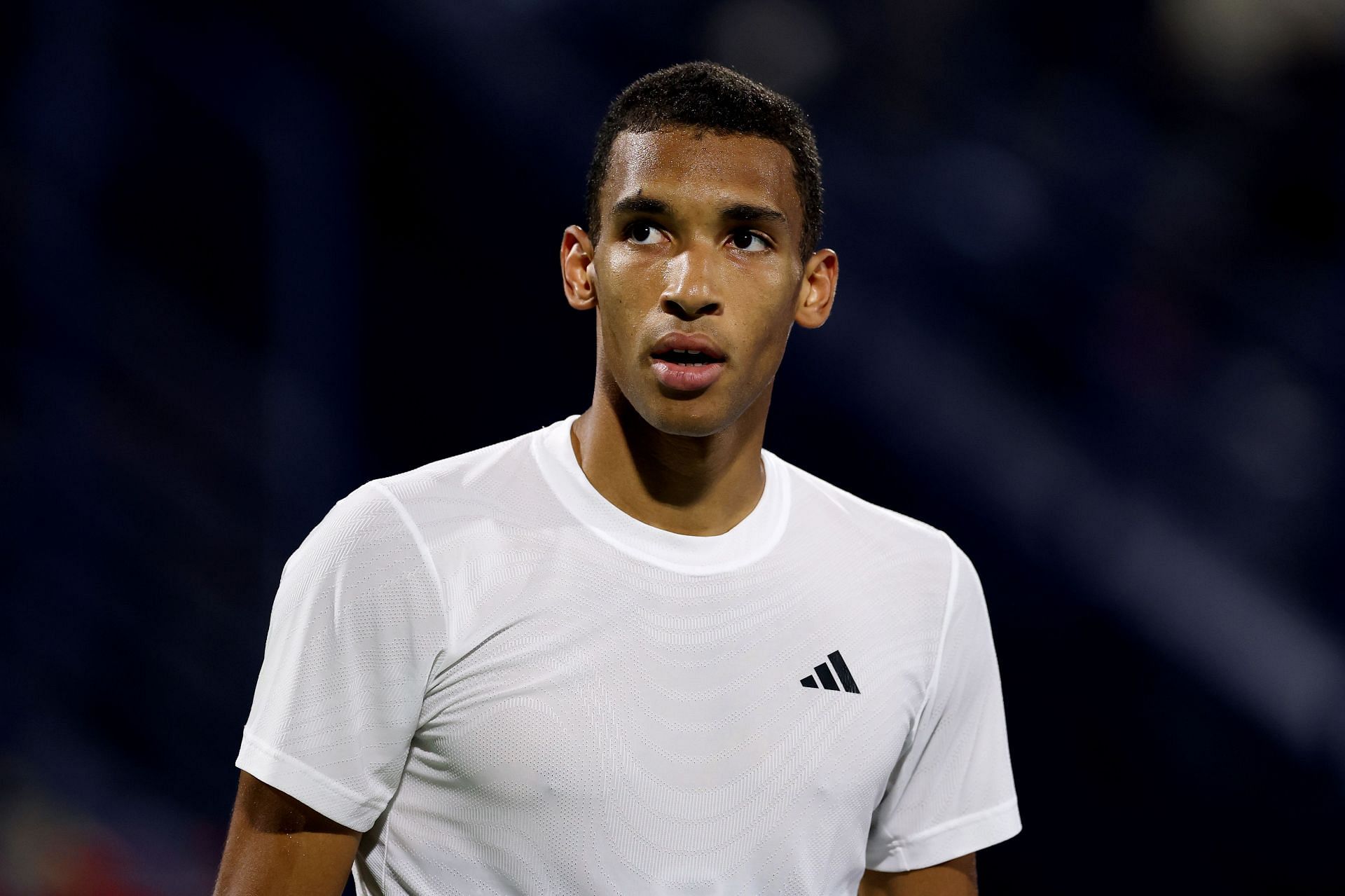 Felix Auger-Aliassime at the 2025 Dubai Duty Free Tennis Championships (Source: Getty)