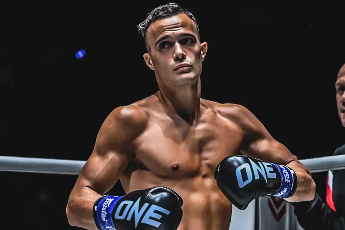 Jonathan Di Bella in the ONE Championship Circle