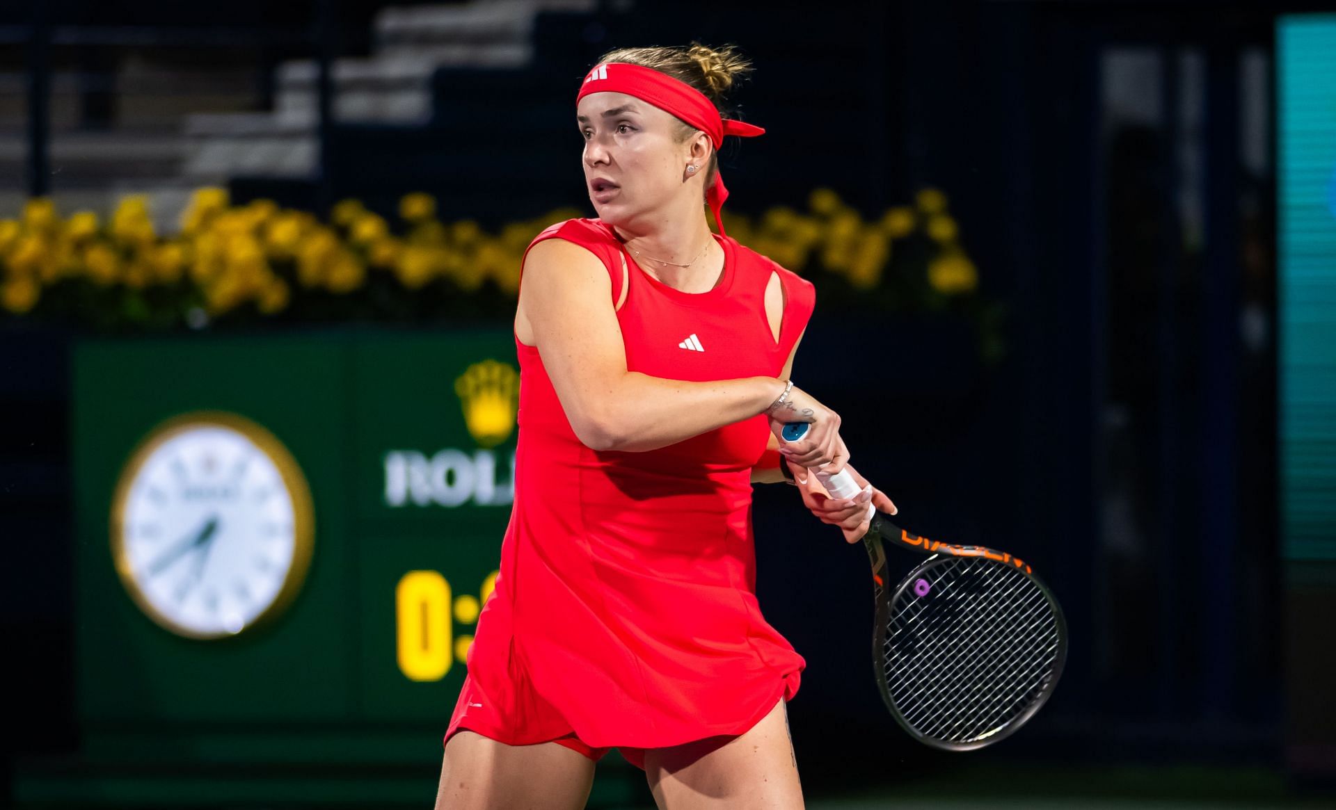 Elina Svitolina at the Qatar Open 2025. (Photo: Getty)