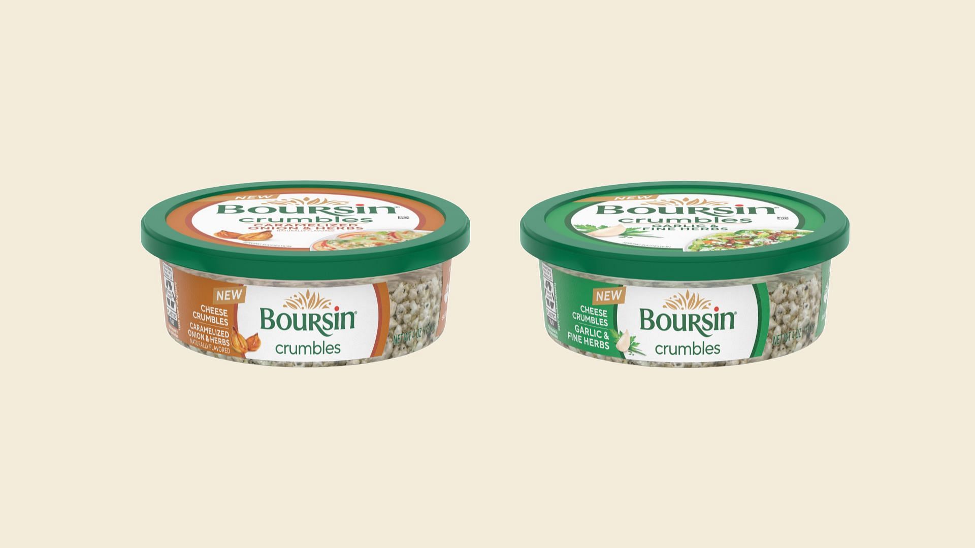 The new Boursin Cheese Crumbles (Image via PR Newswire)