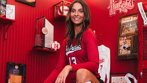 Ex-Nebraska volleyball star Merritt Beason shares recent life glimpses as she sports USA basketball t-shirt & spends moments with pro team