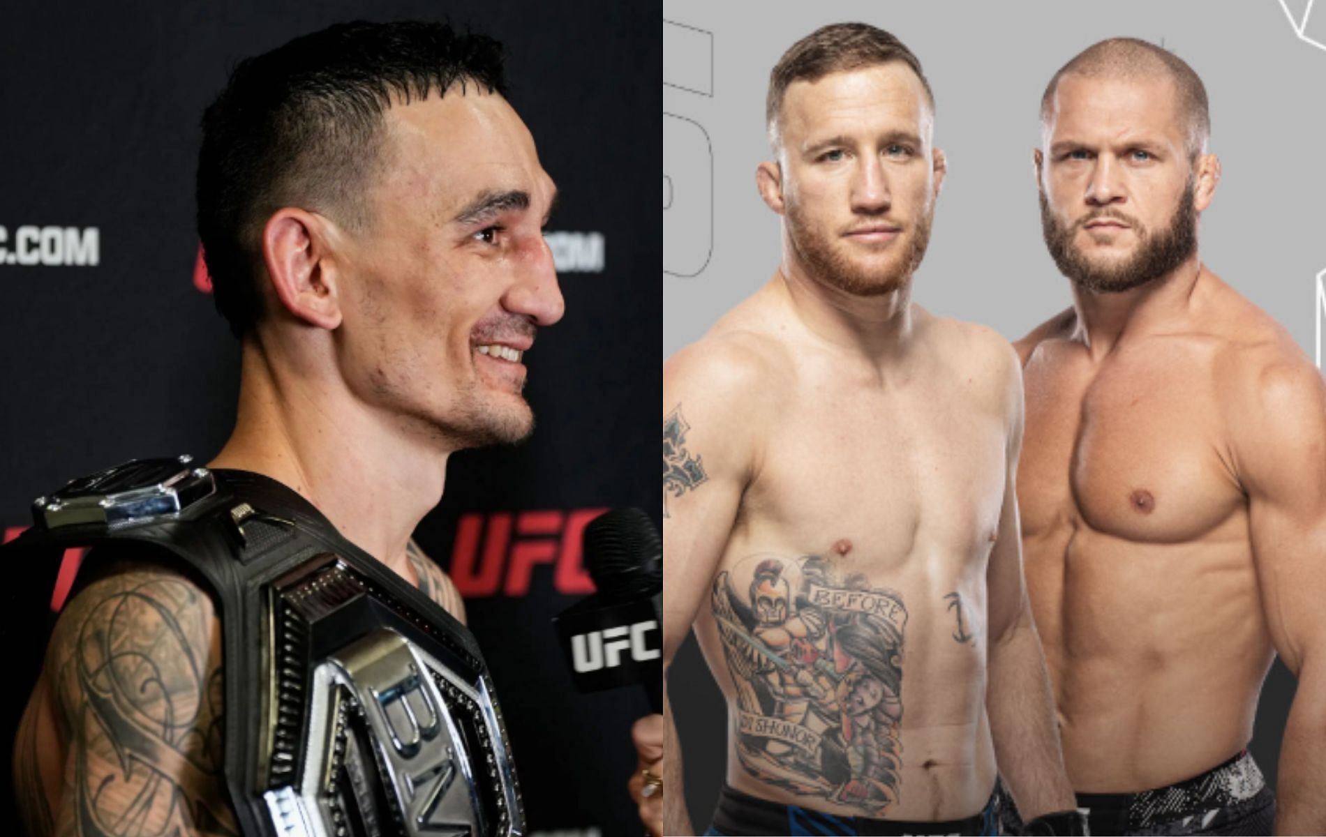 Max Holloway gives his prediction for the Justin Gaethje vs. Rafael Fiziev fight at UFC 313. [Image Courtesy: Getty Images, @ufc on Instagram]