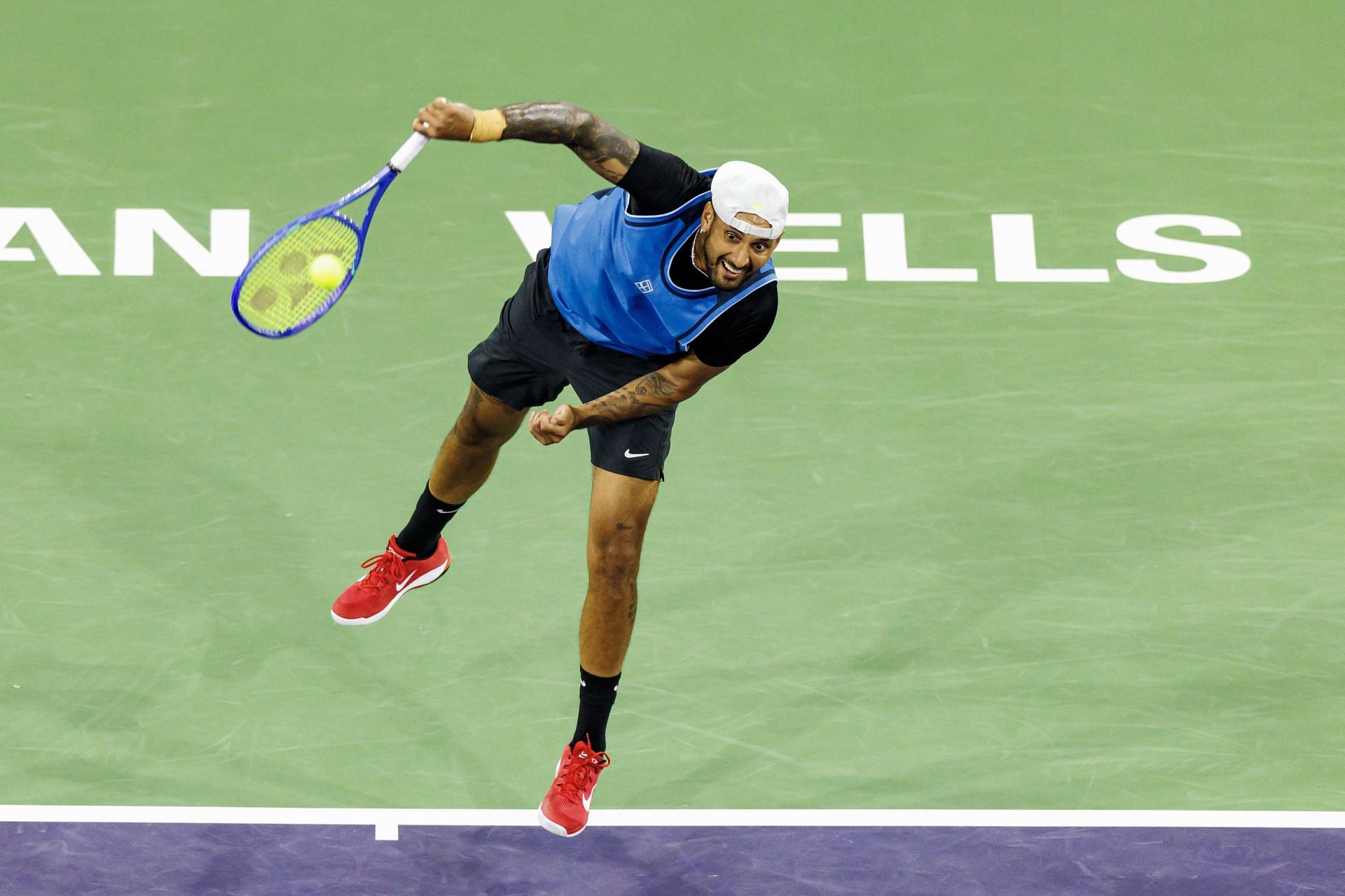 Nick Kyrgios at the BNP Paribas Open - Source: Getty