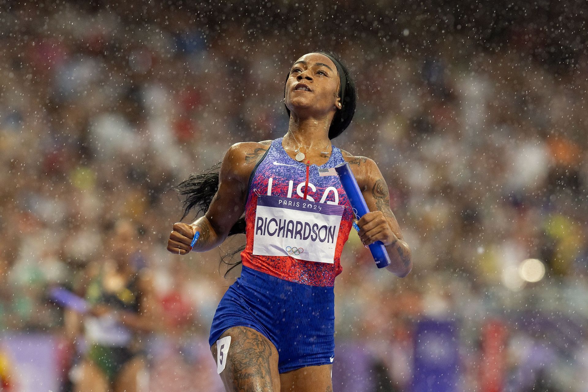 Sha&rsquo;Carri Richardson competes in Athletics - Olympic Games Paris 2024: Day 14 - Source: Getty