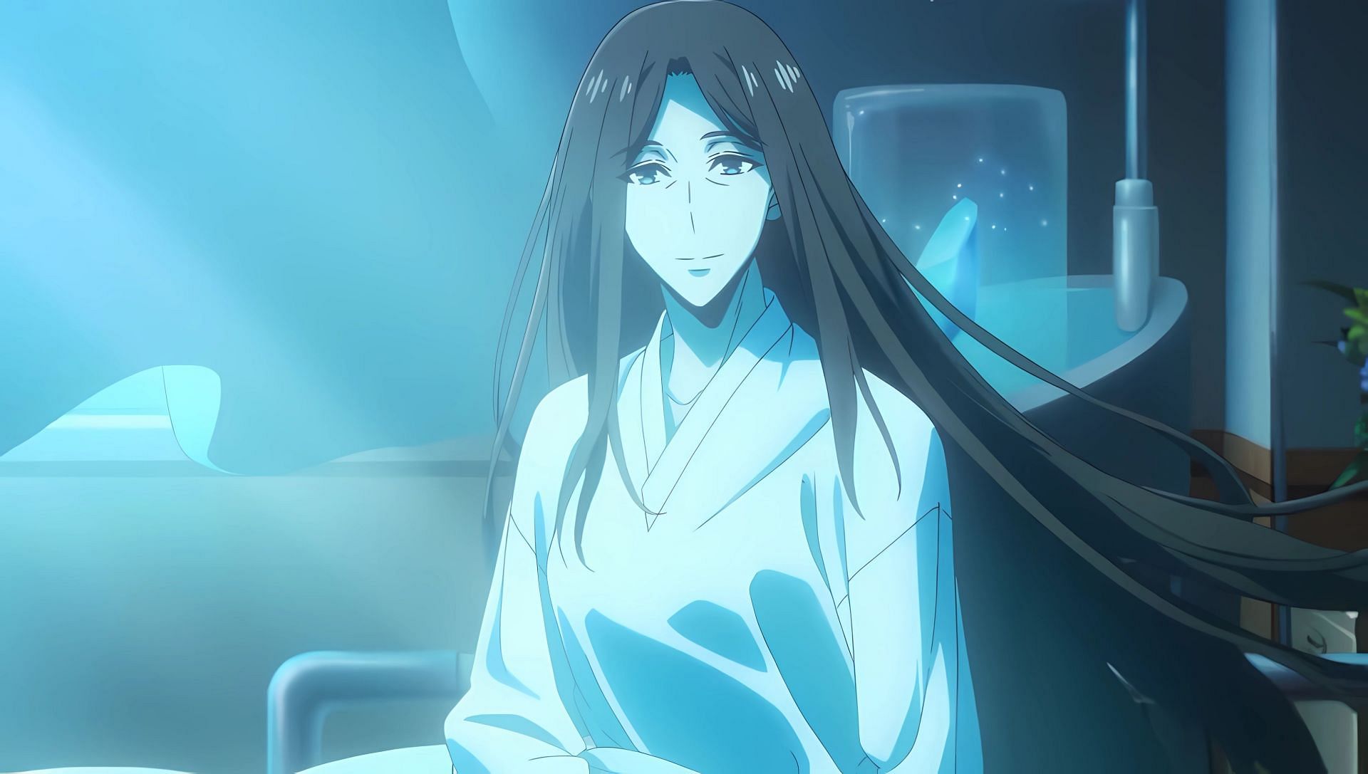 Sung Jinwoo&#039;s mother as seen in the anime (Image via A-1 Pictures)