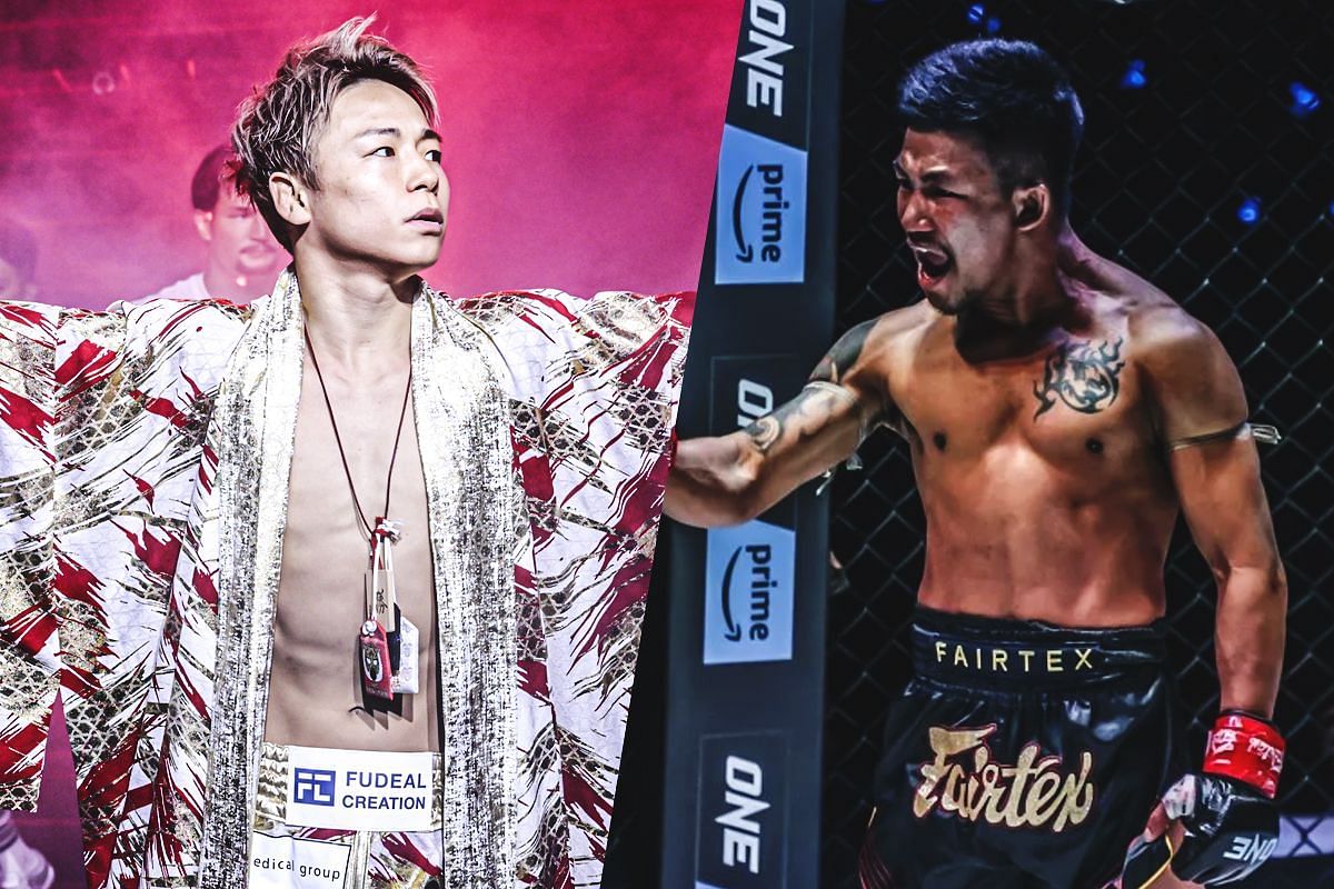 Takeru Segawa and Rodtang Jitmuangnon - Photo by ONE Championship