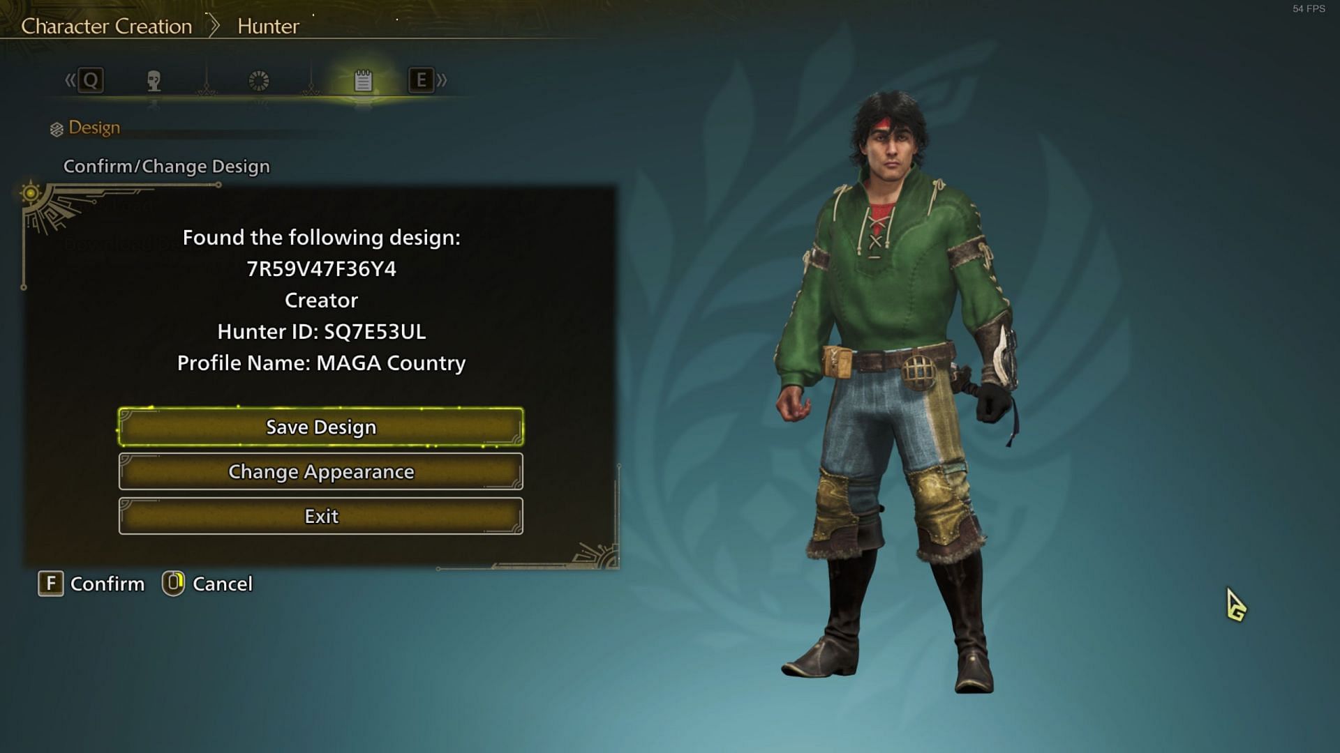 Rambo Hunter design (Image via Capcom)