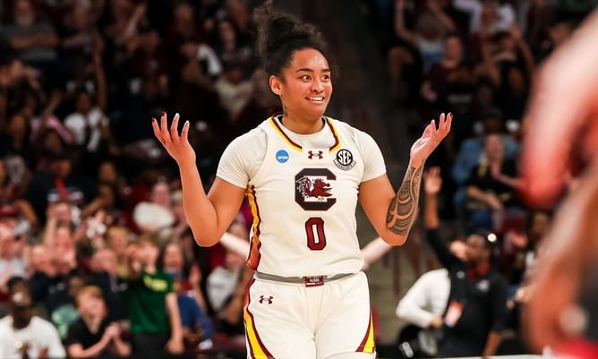 "I'm part of the seatbelt gang now": Te-Hina Paopao prides herself on defensive skills as South Carolina wins second-round game in March Madness