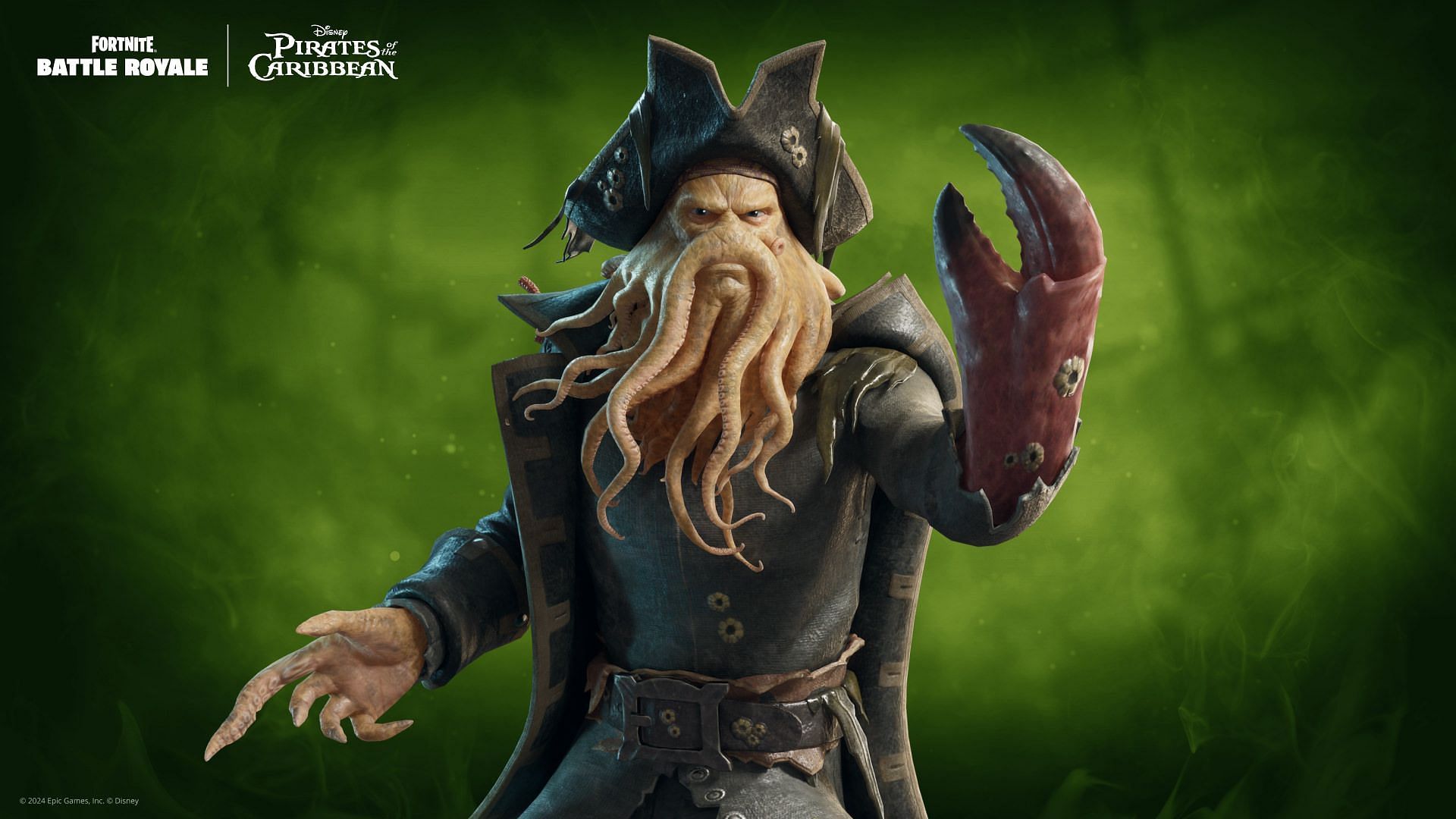 Davy Jones is a true peg-legged captain (Image via Epic Games)