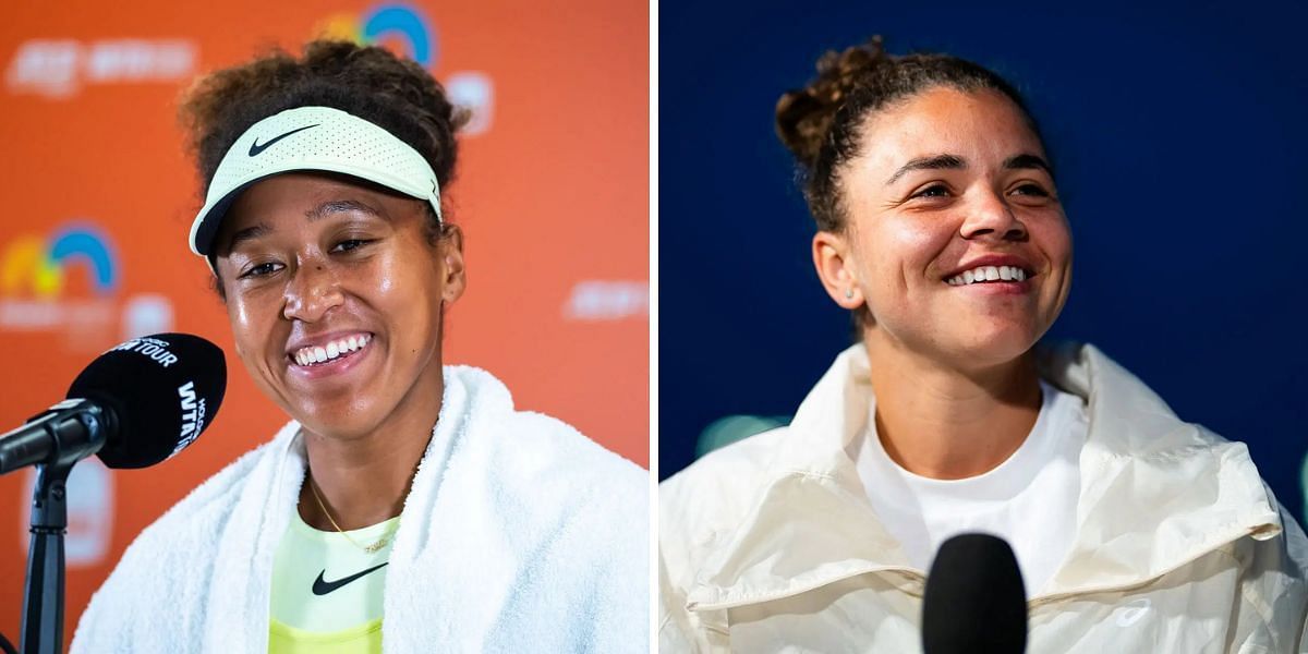 Naomi Osaka and Jamsine Paolini. Source: Getty