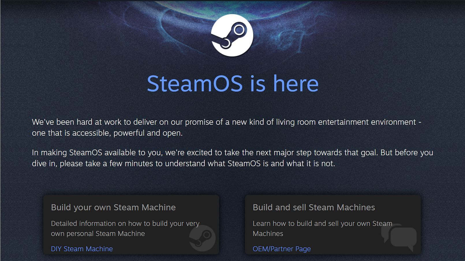 Picture of SteamOS