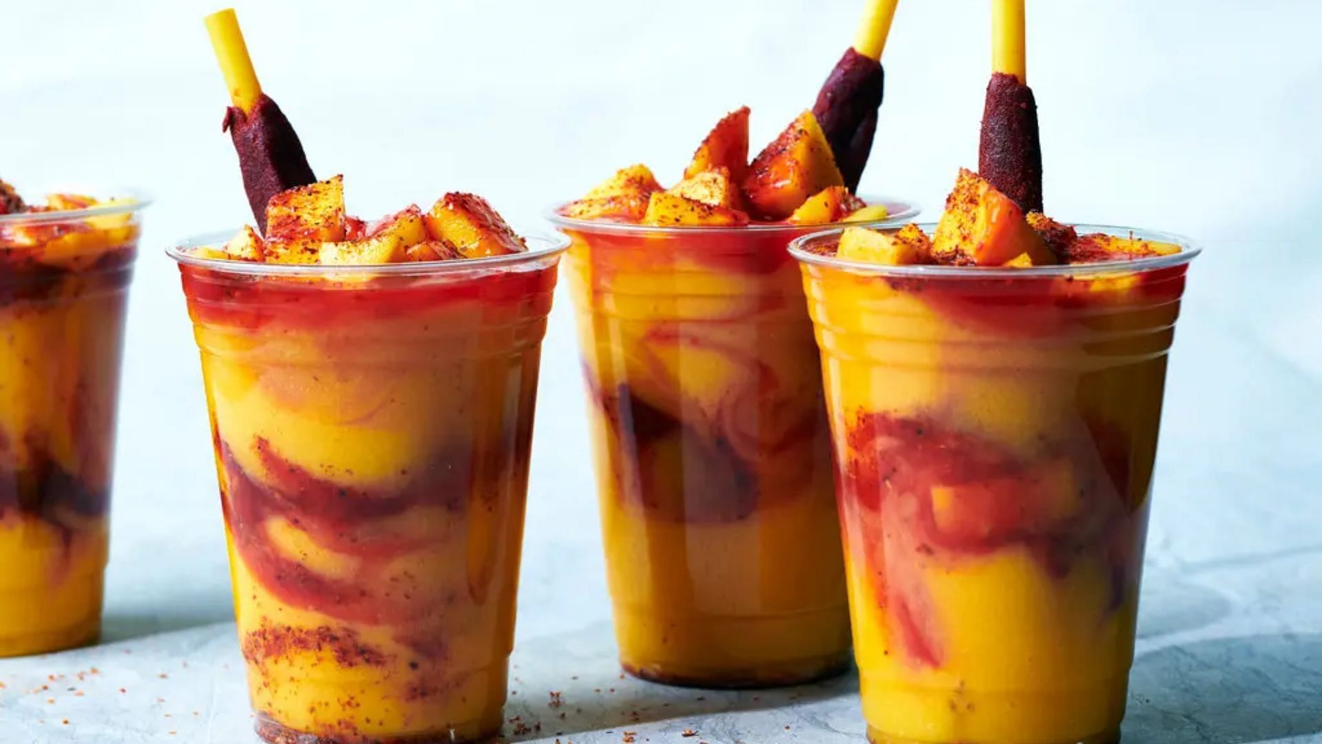 The Strawberry Mangonada Slush is inspired by Mexican Mangonadas (Image via NYT Cooking)