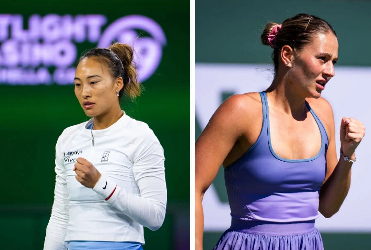 Qinwen Zheng vs Marta Kostyuk (Source: Getty)