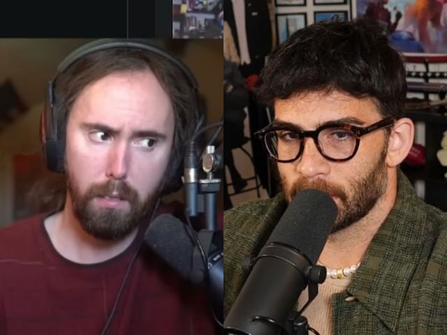 Asmongold slams HasanAbi over his controversial comment (Image via YouTube/@Asmongold TV and Twitch/@HasanAbi)