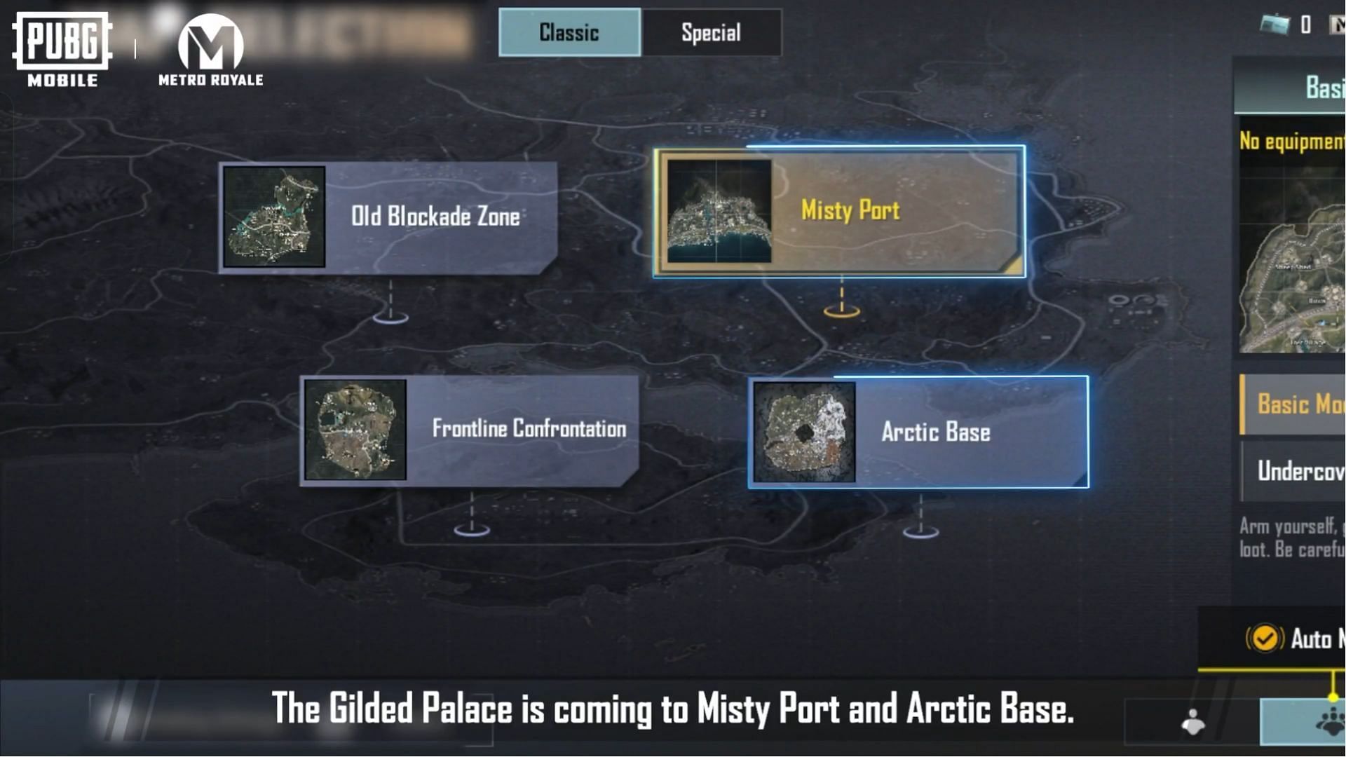 The Gilded Palace is available in the Misty Port and Arctic Base (Image via Krafton)