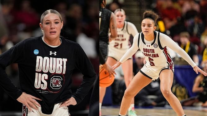 WATCH: South Carolina stars Chloe Kitts & Tessa Johnson show their crazy dance moves ahead of game against Tennessee Tech
