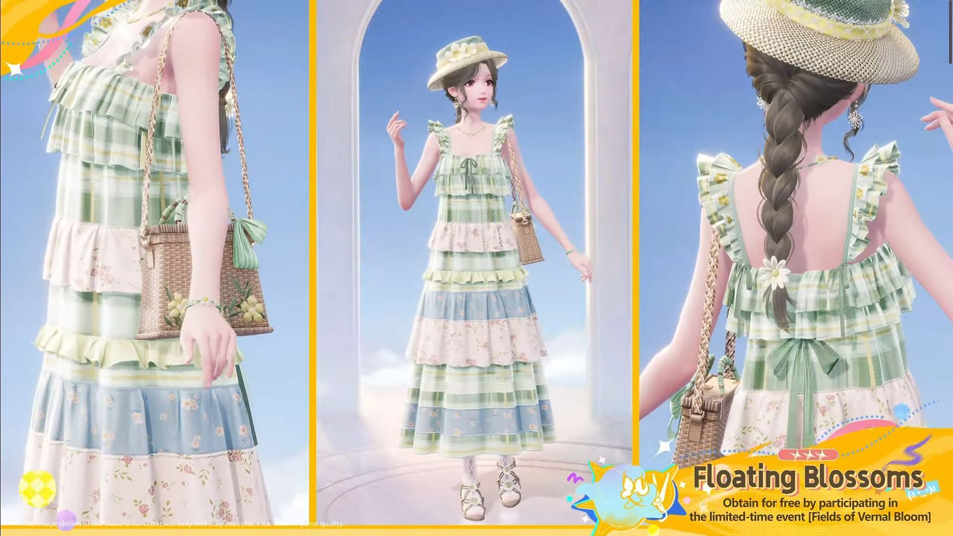 3-Star outfit Floating Blossoms (Image via Infold Games)