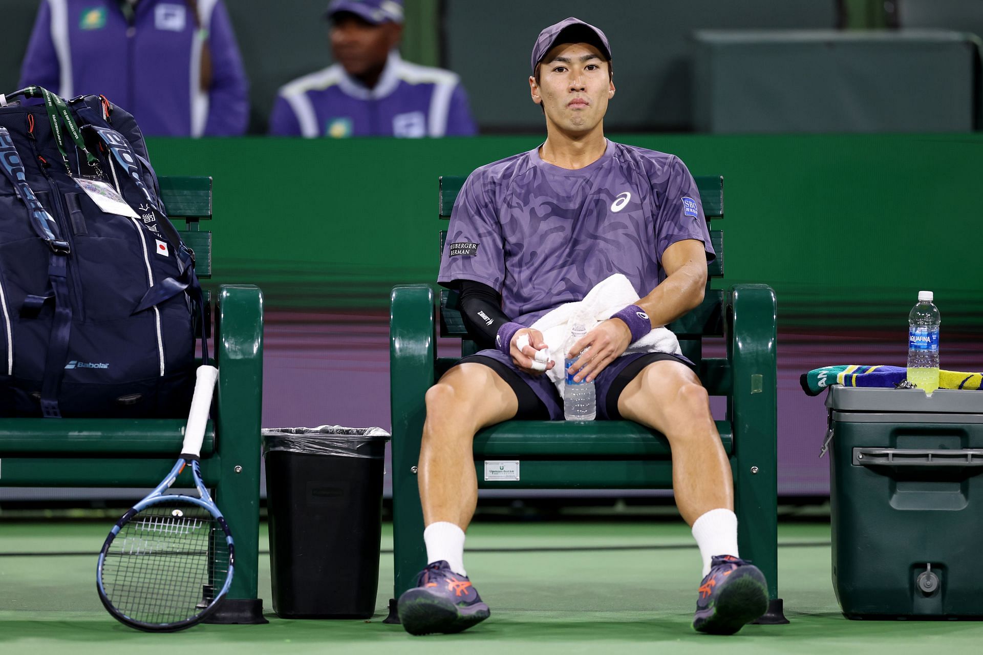 Yosuke Watanuki upset Frances Tiafoe. (Source: Getty)