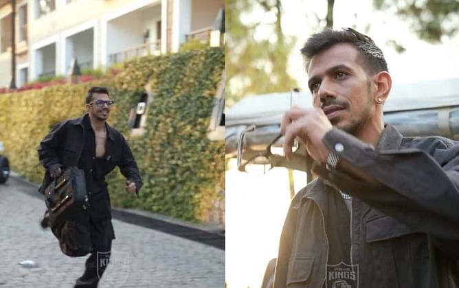 Yuzvendra Chahal recreates Shah Rukh Khan's iconic Bollywood scene in PBKS' Holi video [Watch]