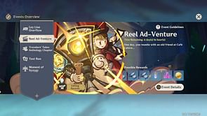 Genshin Impact Reel Ad-Venture event guide and major rewards