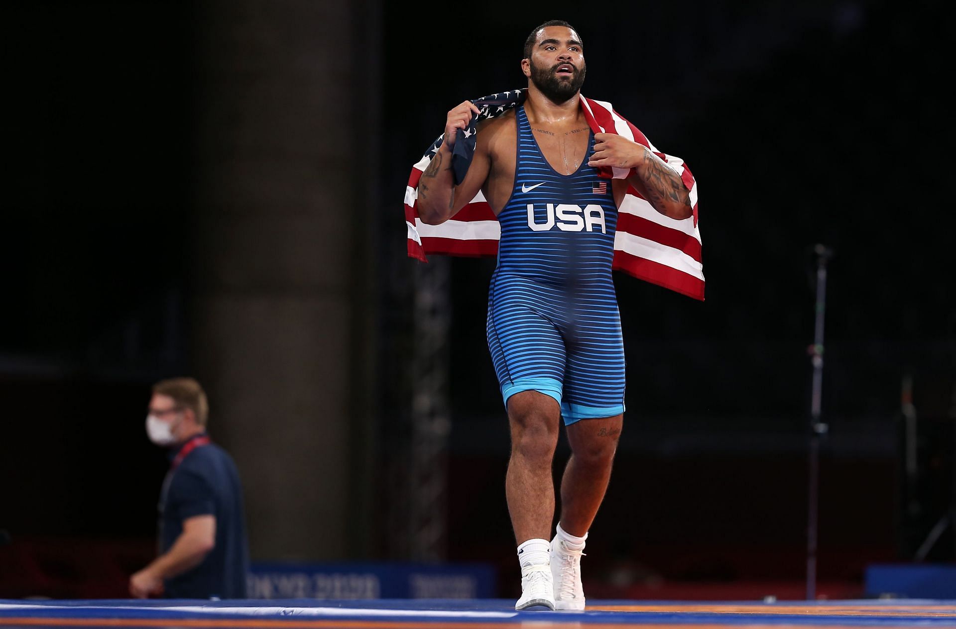 Gable Steveson at the 2020 Tokyo Olympic Games - Source: Getty