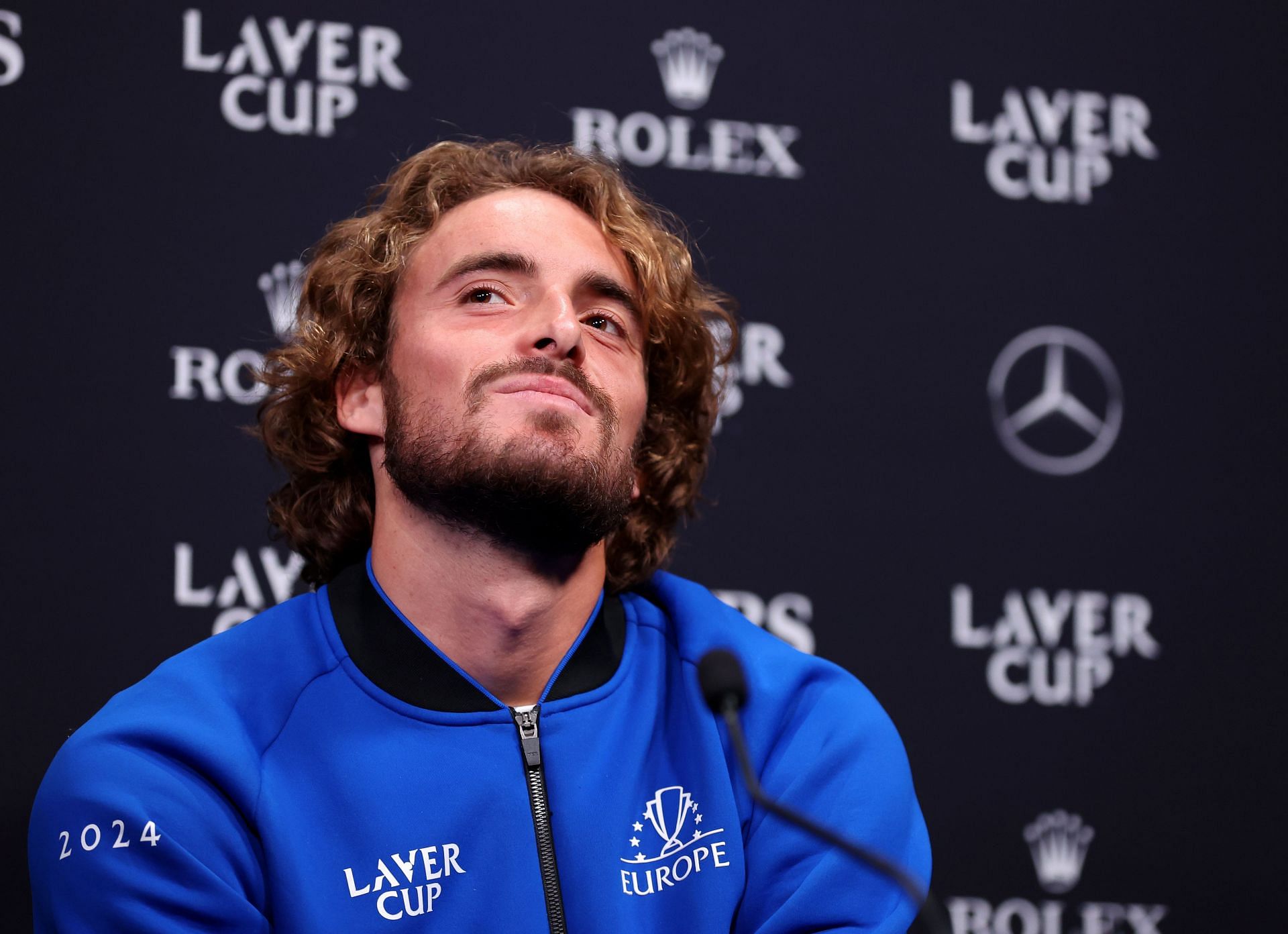 In Picture: Stefanos Tsitsipas during the 2024 Laver Cup (Source: Getty)